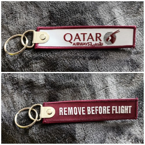 Porte clé brodé - porte, avion