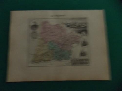 Landes carte atlas - carte,