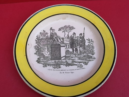 Montereau xixe assiette bord - montereau,