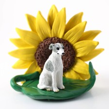 Figurine De Whippet Tournesol