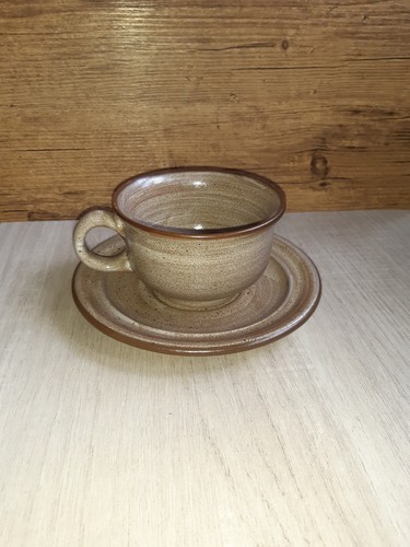 Tasse soucoupe grès - tasse,