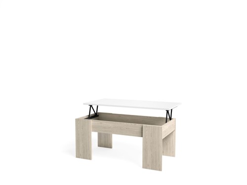 Table basse relevable pour