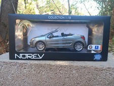NOREV 1/18 PEUGEOT 207 CC ROLAND GARROS 