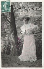 CP GOOD YEAR WOMAN ELEGANT NEAR MAILBOX - 21450