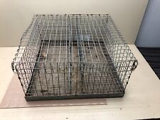 Small Animal Rabbit Metal Wire Double Cage for Transport / Display /Farm  Decor
