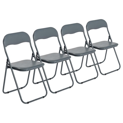 Rembourré chaises pliantes - 4x,