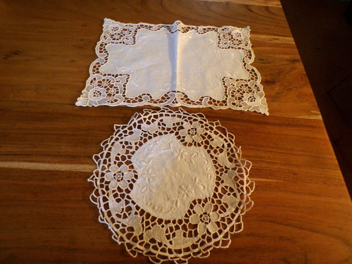 Linge ancien napperons - ancien, 2