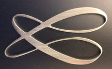 CABASSE LOGO  ALU 15/10eme usiné CN Dim 52 x 29 mm