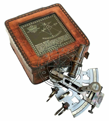 Sextant nautique laiton