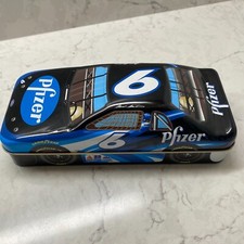 Mark Martin Pfizer #6 Palmex Double Crisp Race Racing Car Collectible Tin 4 oz