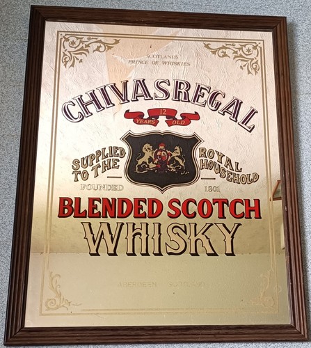 Miroir publicitaire whisky - ",