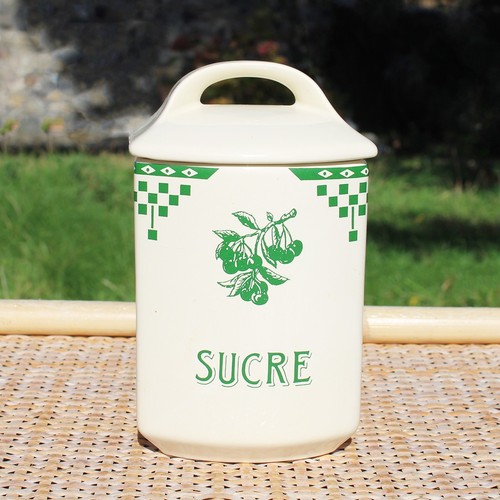Pot épices sucre damier - à, /