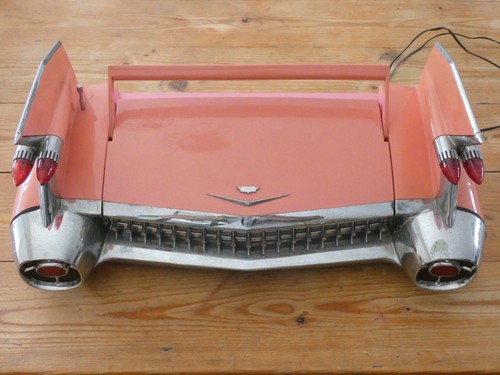 Vintage pink cadillac eldorado - pink,