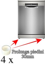 Kit 4 pièces d'extension pieds lave-vaisselle Bosch Siemens Neff Gaggenau M S...