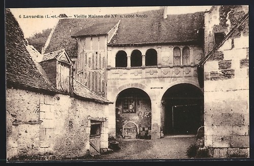 Cpa lavardin vieille maison - lavardin,,