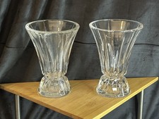 Paire de vase en cristal de