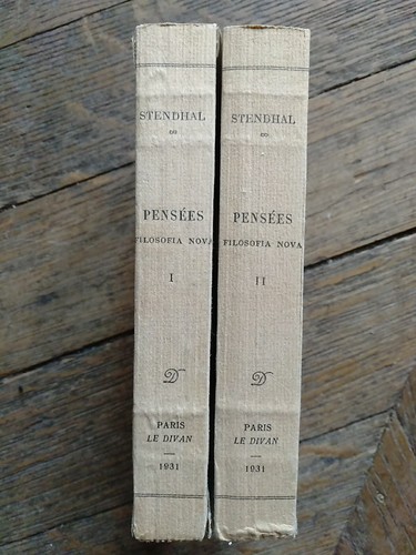 Stendhal pensées filosofia - stendhal,