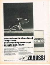 1968 ZANUSSI ADVERTISEMENT cooker