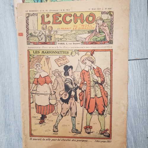 1927 hebdomadaire écho - l'écho, du