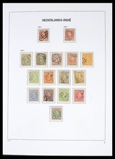 Lot 39774 Stamp collection Dutch Colonies 1864-1975 in 2 Davo luxe albums.