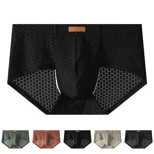 Slip homme soie glacée