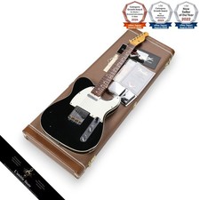 Guitare électrique Fender Custom Shop 1961 Telecaster Custom Relic noire fabr...