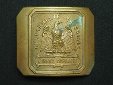 PLAQUE SECOND EMPIRE -