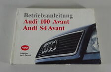 Operating Instructions/Manual Audi 100/S4 Type C4 Avant + Quattro status 07/1992
