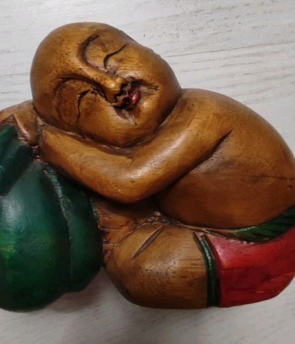 Figurine asiatique bois - en,
