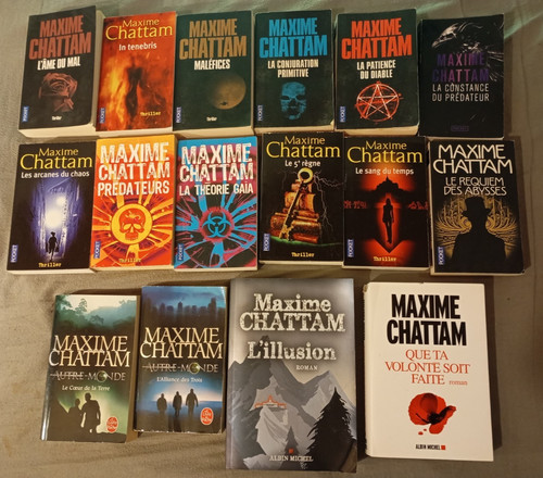 Lot maxime chattam trilogie - lot,
