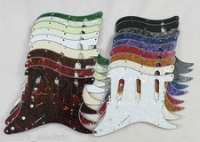 FENDER STRATOCASTER Rayure Plaque Pickguard Sss Pour USA / Mex STRAT 18 Couleurs