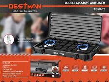 X Réchaud Électrique 2 Plaques Gaz Double Feu À GPL Cuisine Camping DT568-2T