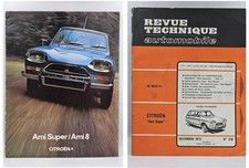 CITROEN AMI SUPER & AMI 8 Car Sales Brochure & Revue Technique Repair Manual