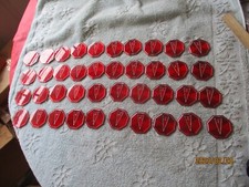 40 NOS PONTIAC RED PLASTIC