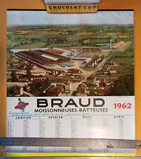 CALENDRIER 1962 -