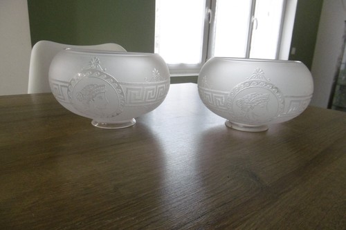 Ancienne paire globes de - de,