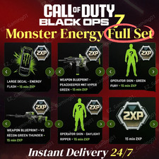 🌈Call of Duty Black Ops 7 COD BO7✅MONSTER ENERGY FULL 6 SET✅PC/XBOX/PS✅INSTANT