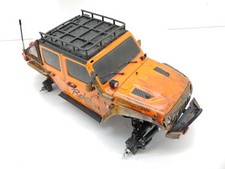 Rebel RC 1/10 4x4 Rock Crawler Roller Slider Chassis w/ Servos, Motor & Jeep Bod