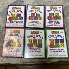 HEIDI SONGS Educational DVDs Sing & Spell SET OF 6