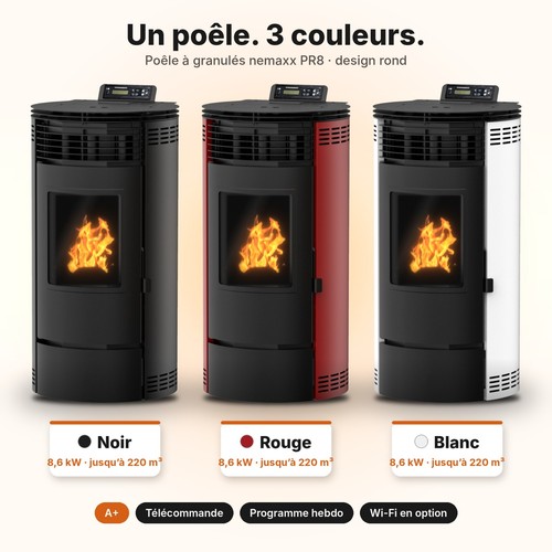 Nemaxx pr8 poêle - pr8,