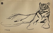 Paul JOUVE Gravure Sur Bois