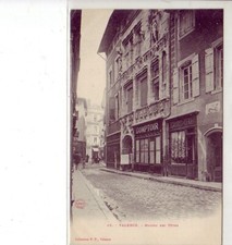 Old postcard 26 DROME VALENCE Maison des TETES - COUNTER shop GIROUD - written 1905