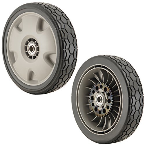 Roues arrière tondeuse à - tondeuse,