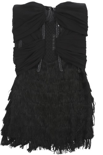 Dsquared2 black silk mini - black,