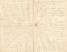 Félix de CHAMROBERT shorthand shorthand letter autograph signed Prévost