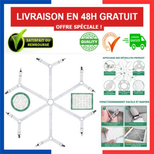 Tendeur drap housse - drap, réglable