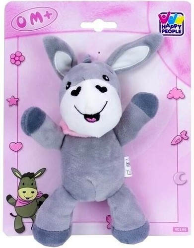 Peluche ane gris - 20, cm