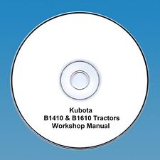 Kubota B1410 & B1610 Tracteur