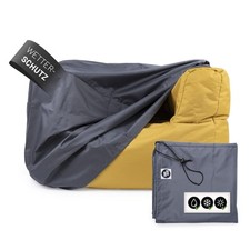 Lumaland Couverture de Meubles Jardin Intempéries Housse Protection pour Pouf