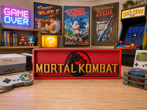Plaque mortal kombat - plaque,